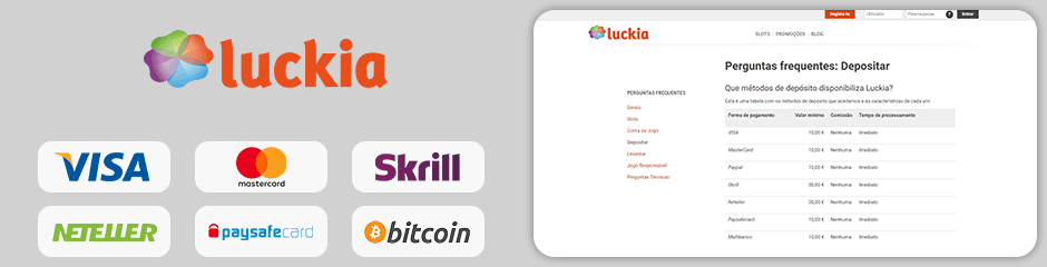Luckia Casino banking