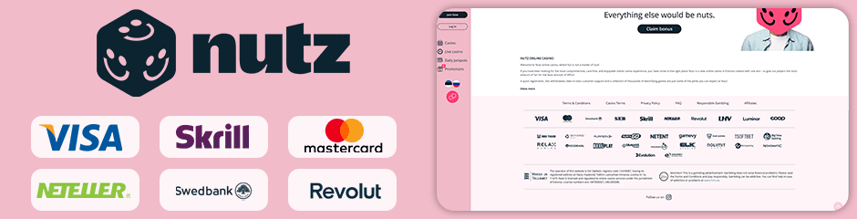 Nutz Casino banking