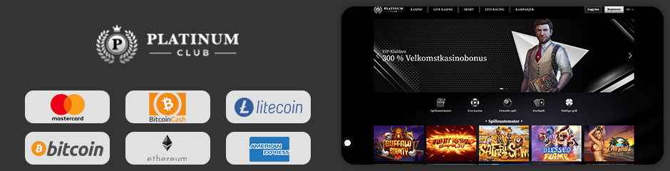 Platinum Club VIP Casino banking