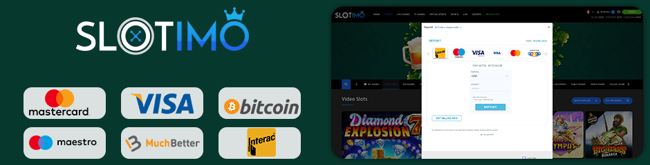 Slotimo Casino banking