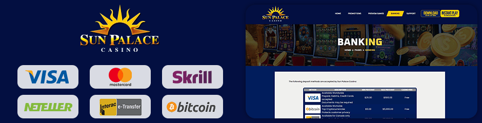 sunpalace casino banking