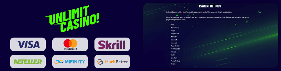 Unlimit Casino banking
