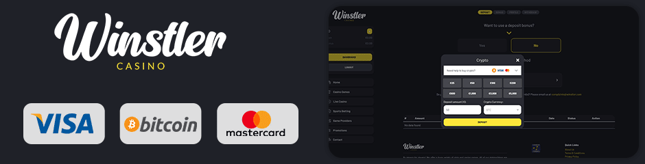 Winstler Casino banking