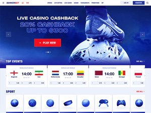 BankonBet Casino website screenshot