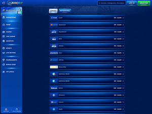 Bassbet Casino cashier screenshot