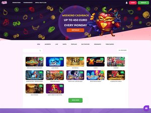 Berry Casino website screenshot