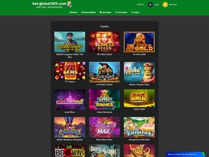 Bet-Global365 Casino software screenshot