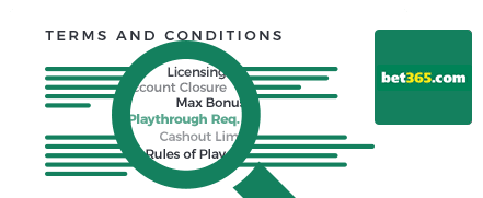 bet365 Casino Terms