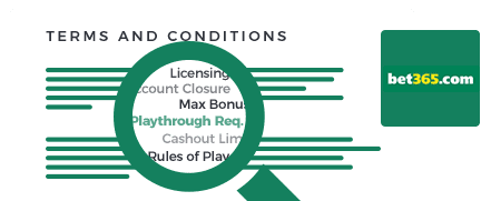 bet365 Casino Terms