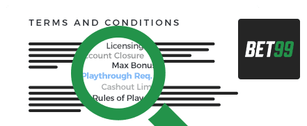 Bet99 Casino Terms