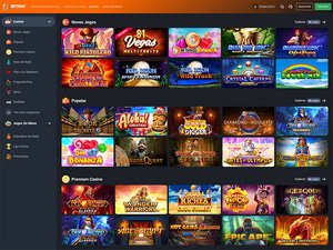 Betano Casino software screenshot