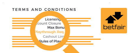 Betfair Casino Terms