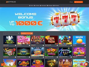 Betinx Casino website screenshot