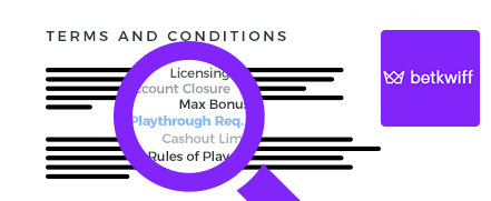 Betkwiff Casino Terms