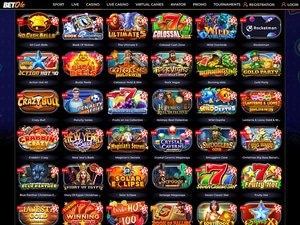 Bet Ole Casino software screenshot