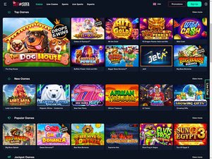 BetSofa Casino software screenshot