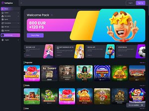 BetSpino Casino website screenshot