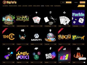 BigFaFa Casino software screenshot