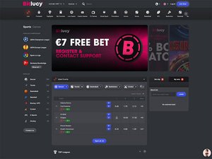 Bitlucy Casino website screenshot