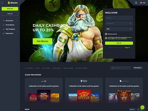 BitSlot Casino website screenshot