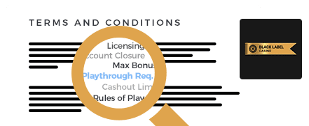 Black Label Casino Terms