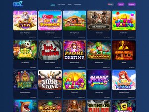 Blizz Casino software screenshot