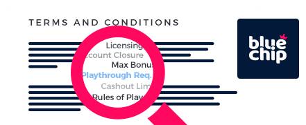 BlueChip Casino Terms