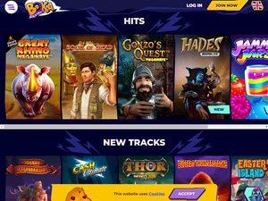 Boka Casino software screenshot