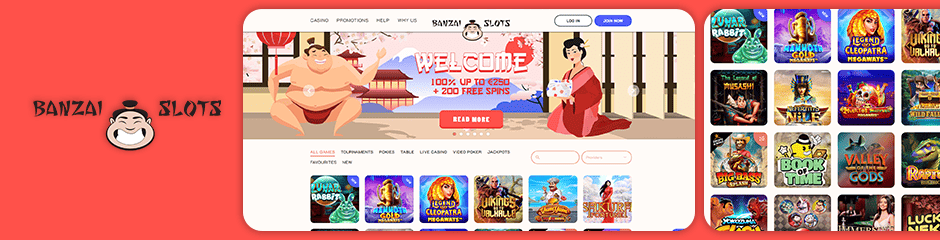Banzai Slots Casino Top 10 bonus