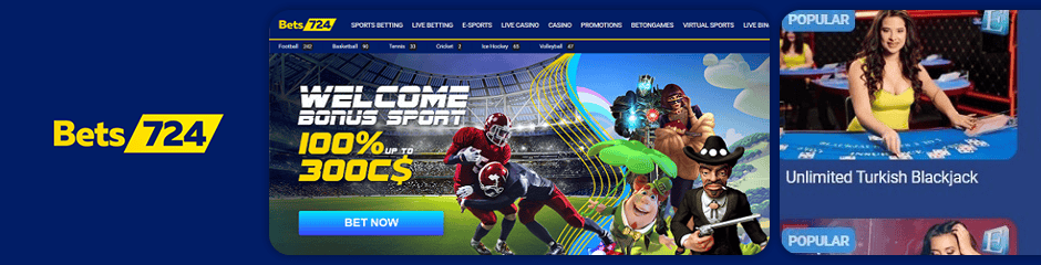 Bets724 Bonus