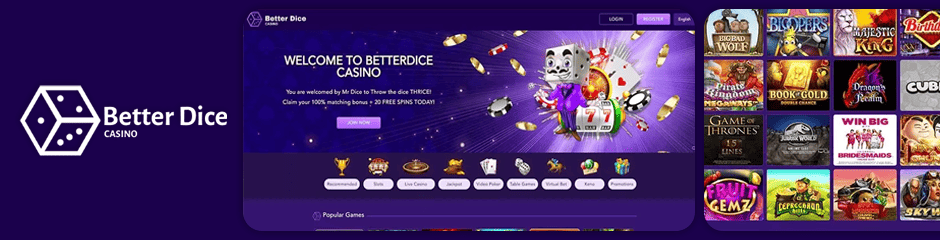 BetterDice Casino Bonuses