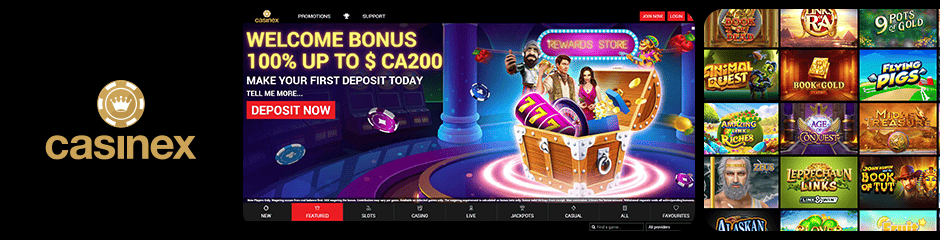 Casinex Casino Bonus