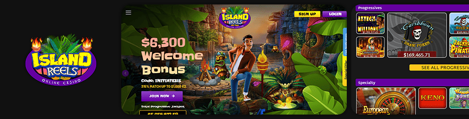 Island Reels Casino Bonuses