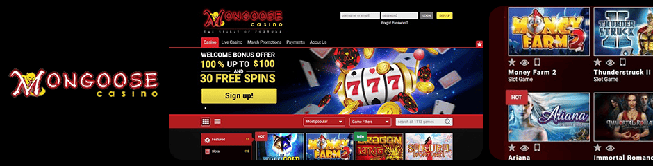 Mongoose Casino Bonus