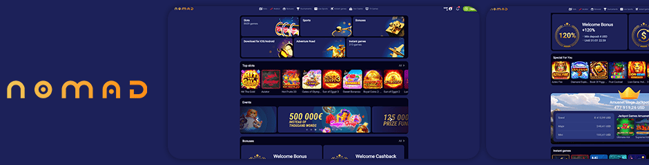 Nomad Casino Bonuses