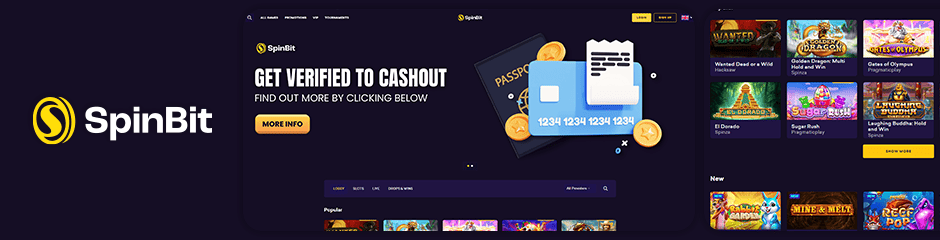SpinBit Casino: Top Bonuses including 100% Match up to $200 and 30 FS