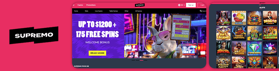 Supremo Casino Bonus