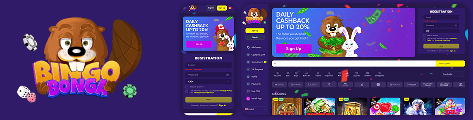 BingoBonga Casino Bonuses