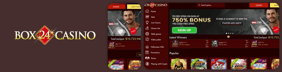 box 24 casino top 10 bonus
