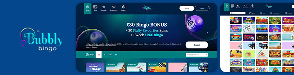 Bubbly Bingo Casino Bonuses