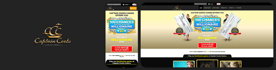 Captain Cooks Casino Bonus