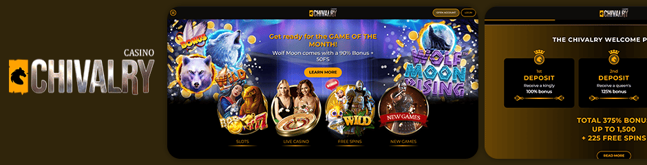 Chivalry Casino Bonuses