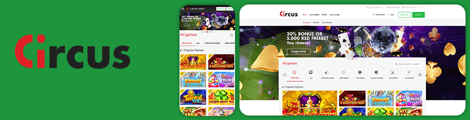 Circus Casino Bonuses