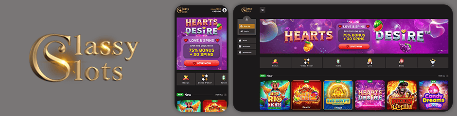 Classy Slots Casino Bonus