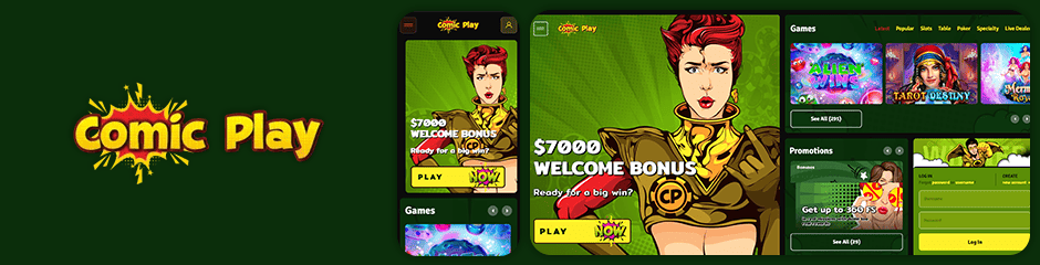 Comic Play Casino Bonuses