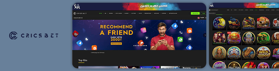 CricsBet Casino Bonuses