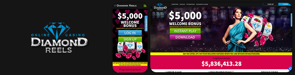 Diamond Reels Casino Bonus