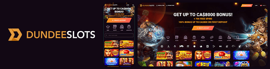 DundeeSlots Casino Bonuses