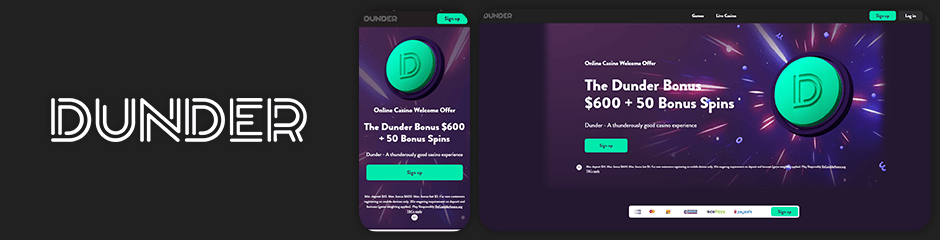 Dunder Casino Bonus