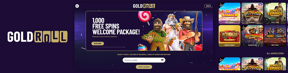 Goldroll Casino Bonuses